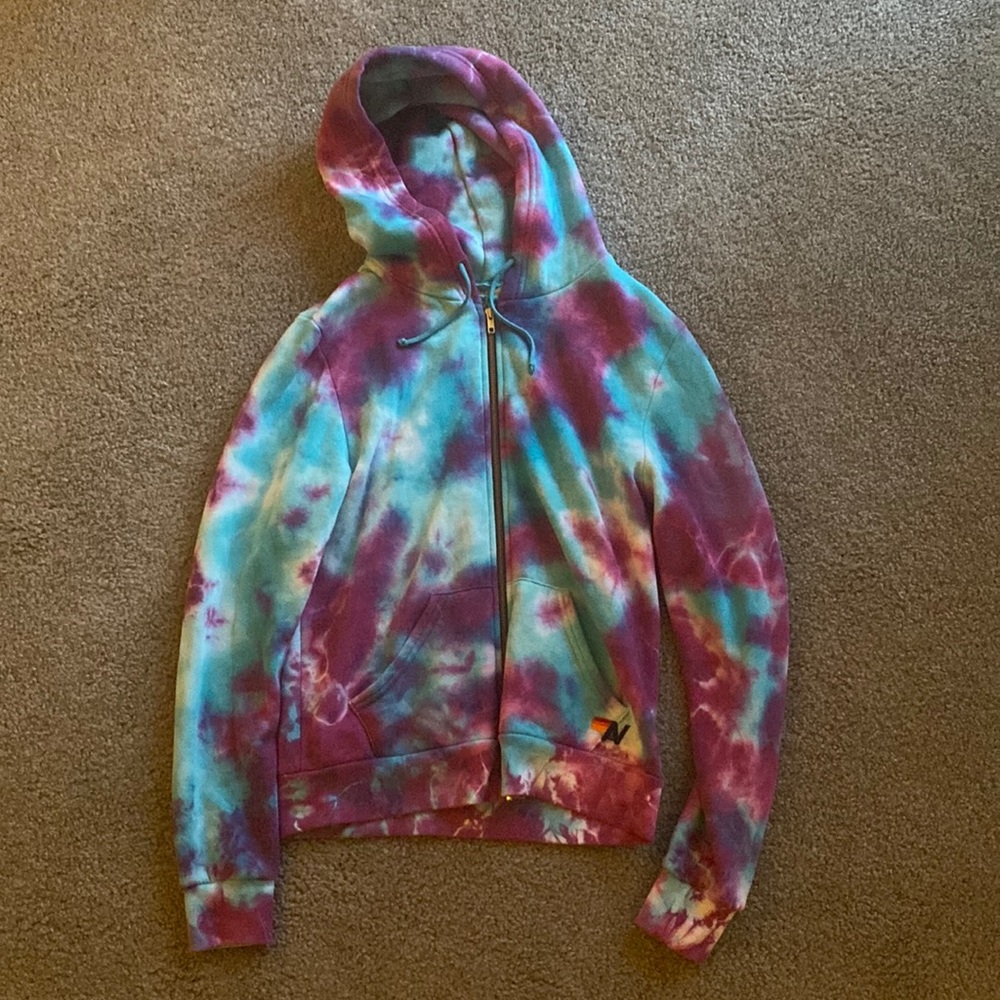 Aviator Nation tie dye hoodie